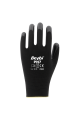 Beybi PN7 Polyester Örme Nitril İşçi Eldiveni Siyah